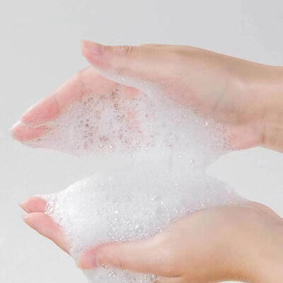 100ml Cosmetic Silicone Brush Foam Pump Bottle Reusable Plastic Dispenser for Facial Cleanser Soap Pump Dispenser Foaming Bottle