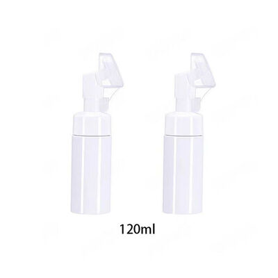 120ml PET-Schaumsprühflasche mit Clip-Cap-Bürste für Gesichtsreiniger