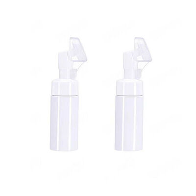 120ml PET-Schaumsprühflasche mit Clip-Cap-Bürste für Gesichtsreiniger