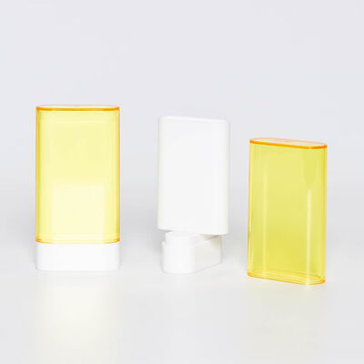 Akzeptieren Sie Farbseide Druck Bodenfüllung 20g Deodorant Balsam Stick Flasche für Kosmetik-Packung