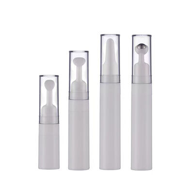 5 ml 10 ml 15 ml Plastikluftlose Röhre mit Rollen Massage Emulsion Essenz Öle Augencreme Hautpflege Vakuumflasche