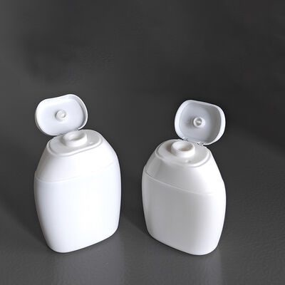 40/60ML Special Shape Stylish Refillable Flip Top Cap HDPE Bottle Conditioner Face Cream Sunscreen Cream