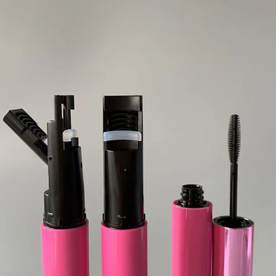 2-in-1 Mascara Wimpern Curler Leere Röhre Silikon Bürstenkopf 10ml Mascara Creme Röhre Mit Wimpern Curler Leere Make-up Tool