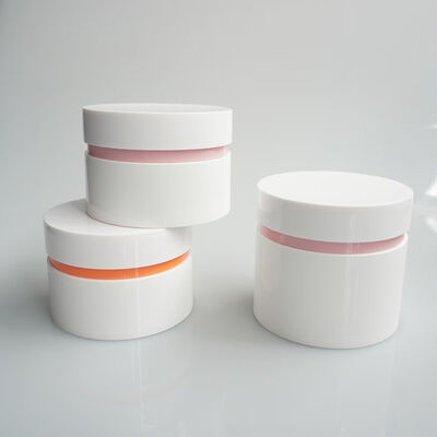 Cosmetic PP Cream Jar 120g 200g With Spoon and Pull-hand Gasket Support Customization