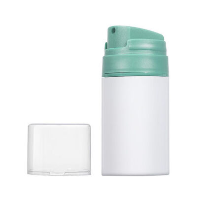Populärer Stil 30 ml 50 ml 100 ml Luftlose Spender Pumpe Flasche mit PP über Kappe