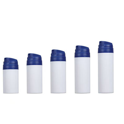 Populärer Stil 30 ml 50 ml 100 ml Luftlose Spender Pumpe Flasche mit PP über Kappe