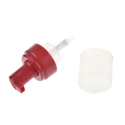 Populäres Design 42mm 43mm Schaumspenderpumpe mit Halbdeckung PP Kappe