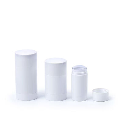 Zylindrische Form 30g 50g 75g PP Deodorant Stick Flasche für Make-up-Verpackung verwendet