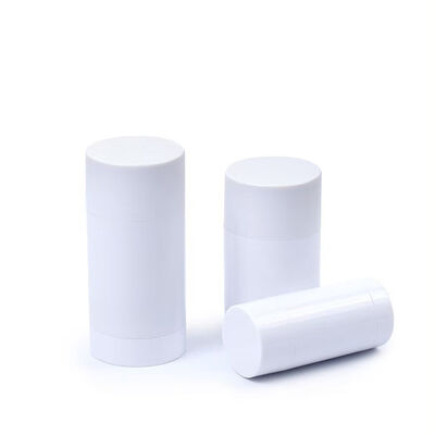 Zylindrische Form 30g 50g 75g PP Deodorant Stick Flasche für Make-up-Verpackung verwendet