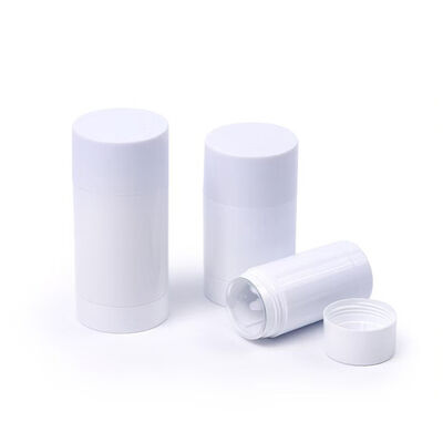 Zylindrische Form 30g 50g 75g PP Deodorant Stick Flasche für Make-up-Verpackung verwendet