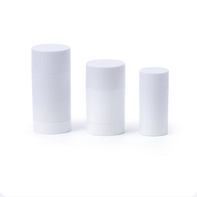 Zylindrische Form 30g 50g 75g PP Deodorant Stick Flasche für Make-up-Verpackung verwendet