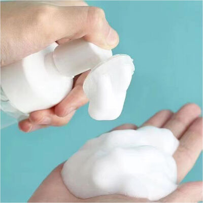 100ml 200ml Cosmetic Silicone Brush Foam Pump Bottle Reusable Plastic Dispenser for Facial Cleanser Soap Pump Dispenser