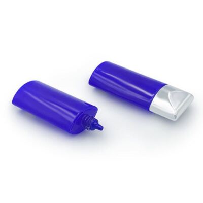 50ml Sunscreen Lotion Bottle Silver Cap Oval Plastic Cosmetic Container  Foundation BB Cream  Skincare