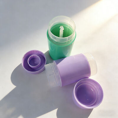 Zylinderform 30/50/75/100g Leer Deodorant Balsam Stick Akzeptieren Sie verschiedene Farben Druck