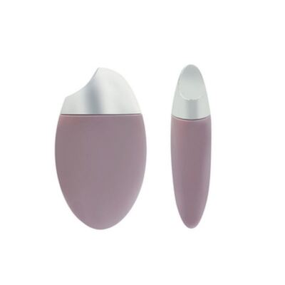 Schöne rosa Ei-förmige PET-Flasche 50 ml Sonnenschutzserum Reisegroß Verpackung