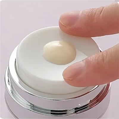 Luftlose Creme Jar 15g 30g 50g 100g Silber Elektroplatiert Ring Klares Acryl Außen Kosmetik Luftlose Pumpe Flasche Nachfüllbar leere Gesichtscreme Lotion Behälter Für Hautpflege Feuchtigkeitscreme
