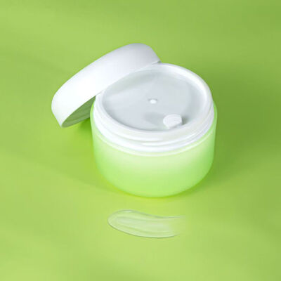 Matte Mold 50g 100g 200g PP Material Cream Jar with Hand-pull Gasket Support Printing