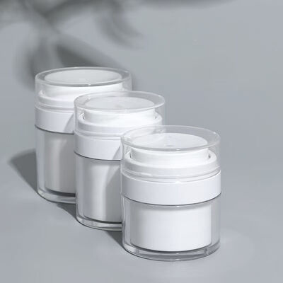 Press-type 15ml 30ml 50ml 100ml Empty Plastic Airless Bottles for Lotion and Cream Precise Liquid Dispensing