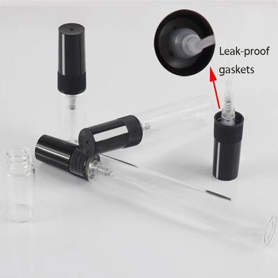 Slim Transparent Pocket Perfume Dispenser Vial Reusable Mini Mist Spray Bottle