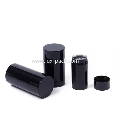 Refillable Non-Spill BPA Free PP Plastic Twist Up Deodorant Stick Container for Body Balm and Sunscreen