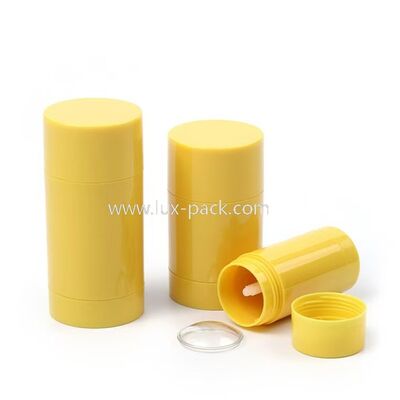 15g 30g 50g 75g PP Kunststoff Twist Up Deodorant Stick Behälter Nachfüllbar Sonnencreme Stick Tube Kosmetische Verpackung für Körperbalsam