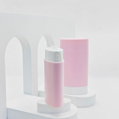 40 g flacher, länglicher Top-Fill-Deostift-Behälter, PP-Kunststoff, von oben befüllbar, austauschbar