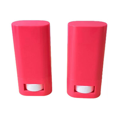 Plastic Square Twist up Deodorant Stick Tube Rectangular Empty Twist Container for Solid Perfume Body Balm Packaging