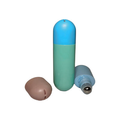 5/10ml Travel Size Roll On Bottle Attached Wrist Lanyard Cosmetic Container  Aromatherapy Oil Skin Care Essence Custom Logo Available