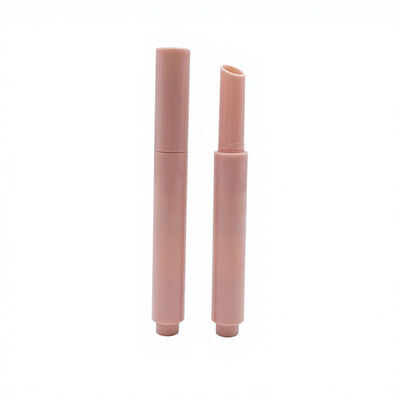 2.4g Press Lipstick Tube Empty Push up Plastic Lip Balm Container Glossy Color Cosmetic Lipstick Packaging Tube