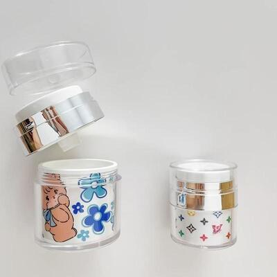 30ml Press Airless Cream Jar Vacuum Pump Cosmetic Container for Face Cream Skincare Packaging