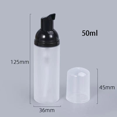 50ml schwarzes Schaumpumpflaschen-Set 32mm für Spülseife und Gesichtsreiniger