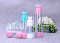 Vielzahl färbt luftloses Lotions-Flaschen-Rosa-blaue weiße kosmetische Pumpflaschen
