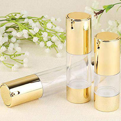 15 ml 30 ml 50 ml Kunststoffluftlose Pumpe Vakuum Kosmetikflasche undicht kontrollierte Verpackung