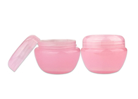 Kosmetisches Verpackungs-kosmetisches Cremetiegel-zähflüssiges Dichtungs-Rosa-Plastiklotions-Gläser