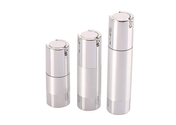 Maßgeschneiderte 15ml 30ml 50ml Kunststoff Airless Pump Vakuum Kosmetikflasche Auslaufsichere Kontrollierte Abgabe Creme Lotion Verpackung