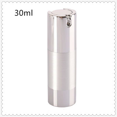 Maßgeschneiderte 15ml 30ml 50ml Kunststoff Airless Pump Vakuum Kosmetikflasche Auslaufsichere Kontrollierte Abgabe Creme Lotion Verpackung