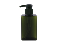 Kosmetische PETG Flasche der Lotions-versah Oberflächen-nicht Flecken für Shampoo-/Duschgel mit Rippen