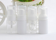 Weißes klares schäumendes kosmetisches Plastikhaustier des Behälter-30ml mit Schaum-Seifen-Pumpe
