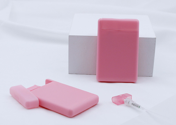 Nachfüllbare rosa feine Nebel-Kreditkarte-Sprühflasche für Parfüm