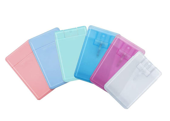 15 ml 20 ml tragbare dünne Kreditkarte Spray Parfümflasche undicht feiner Nebel Atomizer einfach für Reisen täglicher Gebrauch