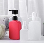 Quadratisches HDPE kosmetische verpackende Plastikshampoo-Flaschen mit Lotions-Pumpe