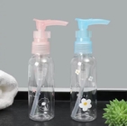 Transparente HAUSTIER Pumpen-Reise-Flasche für Shampoo-und Duschlotion