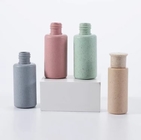 Kundenspezifische Farbe leerer Weizen-Straw Plastic Biodegradable Shampoo Bottles