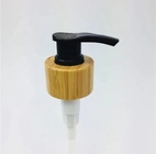 24 / 28mm kosmetische Lotions-Seifenspender-Pumpen-wirklicher hölzerner Bambus