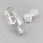 Kundengebundene HAUSTIER ovale flache Handdesinfizierer-PlastikQuetschflasche mit Flip Top Cap 60ml