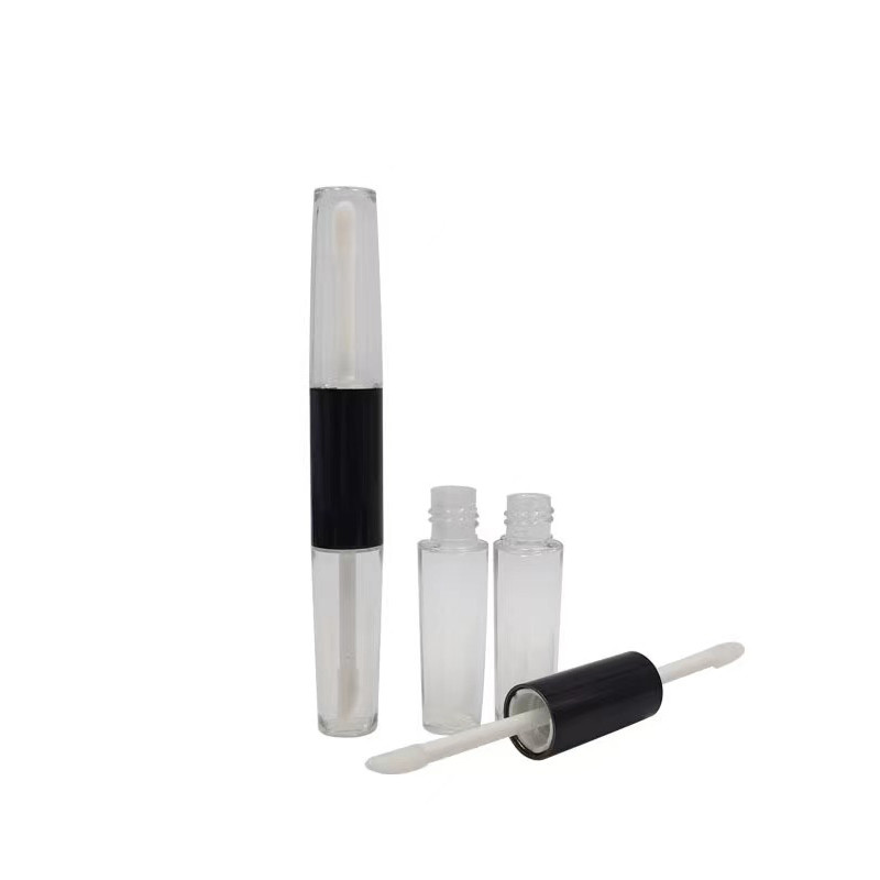 Kunststoff Material Custom Lippenstift Tube 10 ml für Flüssigcreme Quadrat Container Kosmetik Verpackung