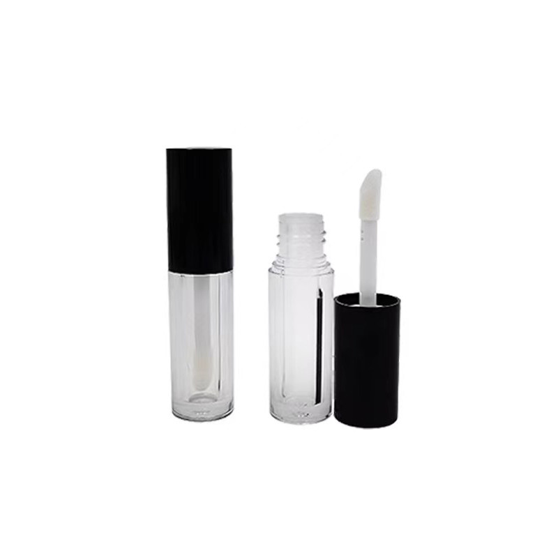 Plastik-Lipbalsam-Rohr für Kosmetikbehälter Plastikverpackung Custom 3.5G Leere Lippenstift-Rohr mit Gummi-Dichtung Schraubverschluss