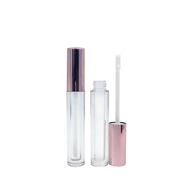 Kautschukdichtung Schraubverschluss Kunststoff Lippenbalsam Tube für Kosmetikbehälter Verpackung Custom 4g leere runde Mund Lippenstift Tube mit