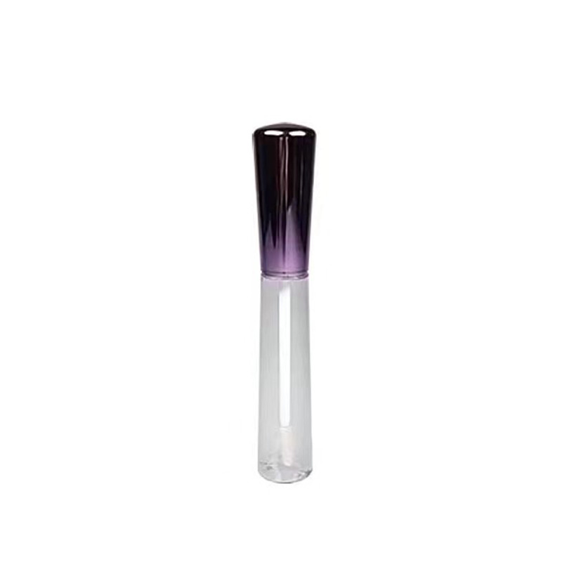DIY 4g Leere runde Mund Lippenstiftröhre Gummiverschluss Schraubverschluss Kunststoff Lippenbalsamröhre für Kosmetikbehälter Verpackung