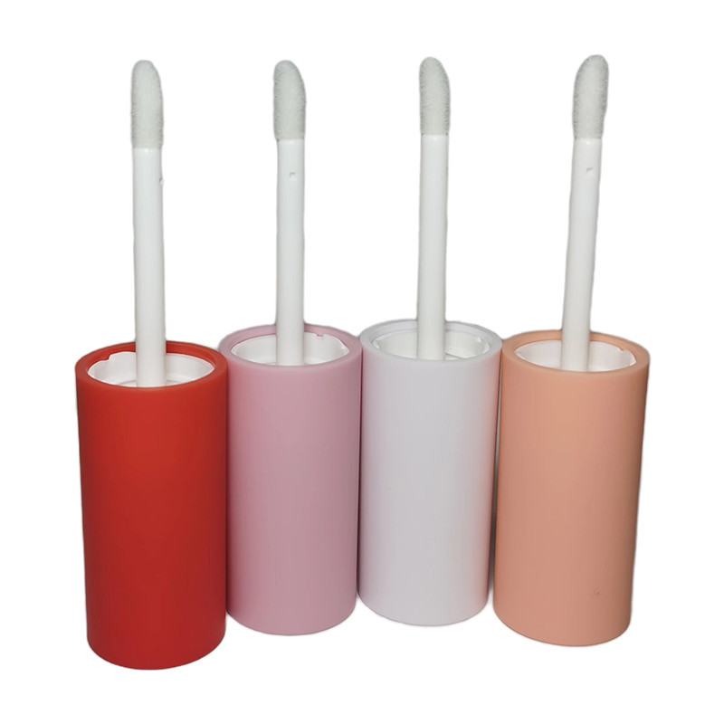 Verpackung Leere 6ml klare Lippenstiftröhre Wand Rundes Custom Logo Lippstiftröhre